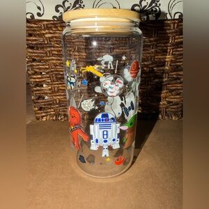 Star Wars Themed 20oz Glass Tumbler